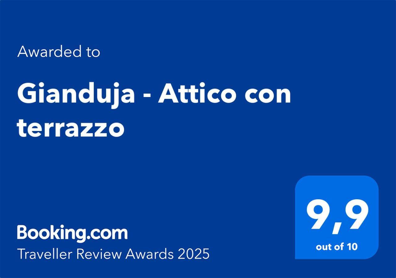 トリノGianduja - Attico Con Terrazzoアパートメント エクステリア 写真